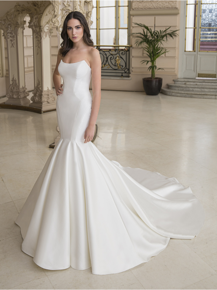 slim fit dress slacks BUTTON UP MERMAID WEDDING GOWN