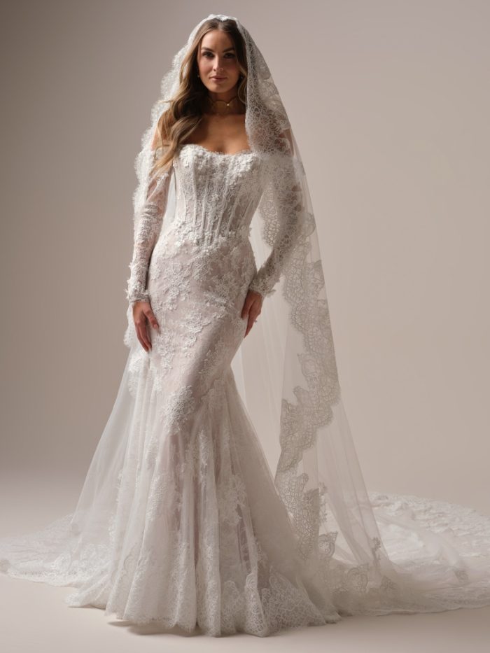 Accessory - Takera Veil (Mantilla Chantilly Lace) - Image 2